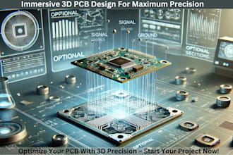 design an optimized pcb layout with 3d gerbers for production