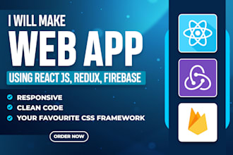 build web app with react js, next js, and google firebase