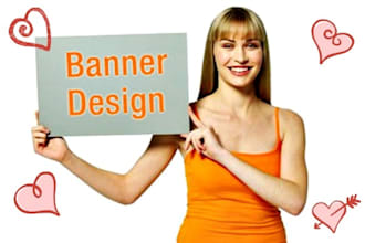 make creative and professional website headers/banners within less than 48hrs