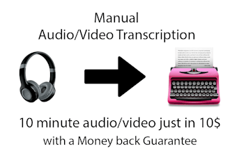 do transcription and subtitle of your video in srt format