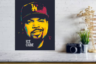 make wall art, poster, canvas designs ready to be printed in 3 hours