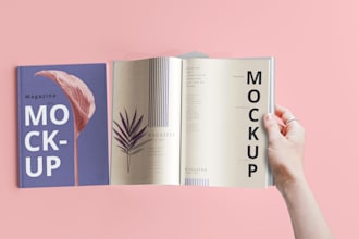 create flyer, poster, brochure, leaflet and presentation