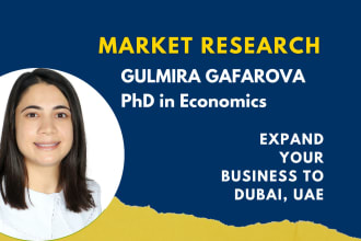 conduct market analysis on dubai, uae