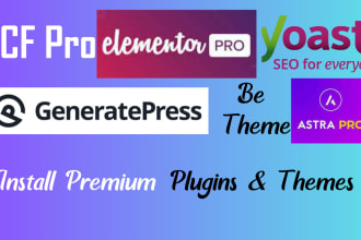 install 10 premium plugins and themes
