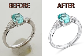 do expert jewelry retouching to showcase your designs