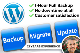 backup, migrate and update your wordpress super fast