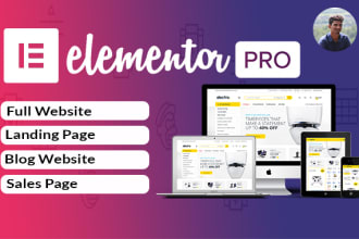 build wordpress landing page sales page or sales funnel