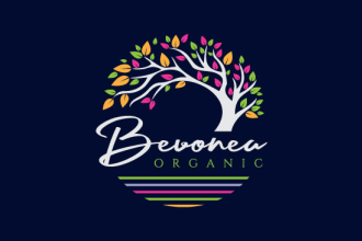 design modern natural health, beauty care, spa, herbal, logo