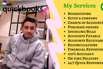 set up and do your bookkeeping in quickbooks online