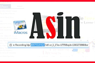 give Amazon ASIN Finder Collecting For Niche by Imacro