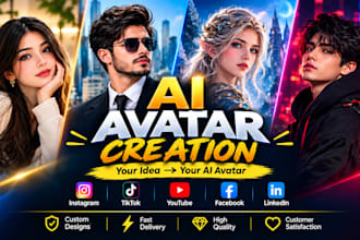 create ai avatar and talking avatar video for social media