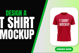 create amazing t shirt mockup design