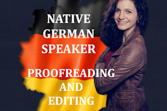 proofread and edit your german text