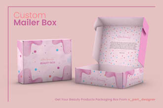design packaging box of any product