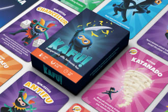 create outstanding card game illustration