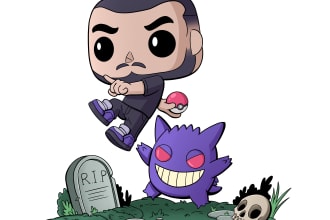 draw anything in funko pop style