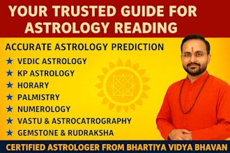 do accurate vedic astrology, natal chart prediction and birth chart analysis
