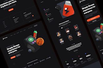 design awesome website or landing page
