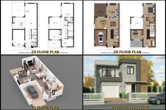design your architectural 2d,3d floor plans in auto cad