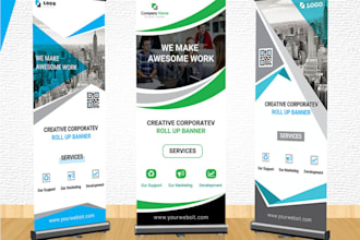 professional roll up banner design