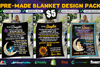 make surprising custom, trending  blanket, personalized quilt designs