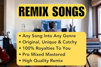 professionally remix any song into any genre of your choice