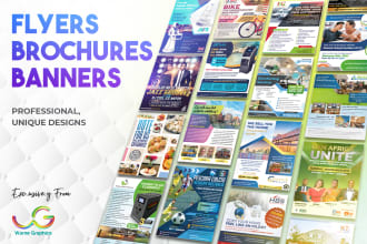 design flyers, banners and brochures