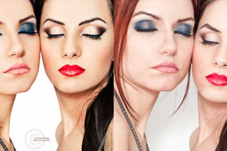 retouch your portrait photo to look flawless
