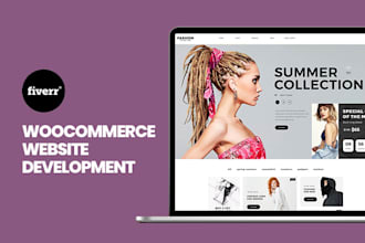 design and build a custom woocommerce website