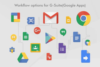 automate data  process with  g suite services