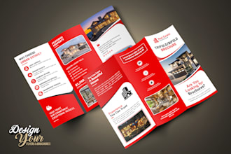 design flyer, trifold brochure, menu, food flyer