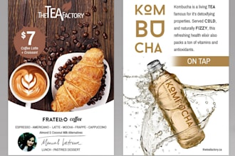 design clean and creative flyer, brochure, poster, banners