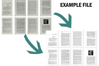 clean up the stain on your scanned document and PDF file
