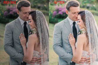 do wedding photo editing professionally