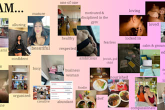 build your confidence with a self concept vision board to live your dream life