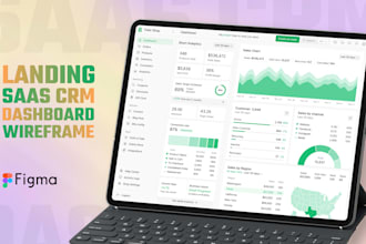 design modern saas, admin dashboard, web app ui ux in figma