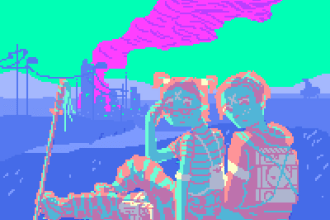 create pixelart illustration for your project