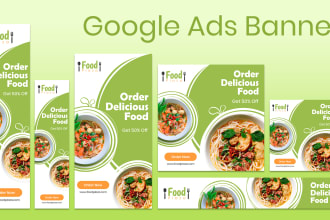 design professional google banner ads, display ads