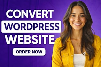 copy clone convert manus, replit, durable, wix  or lovable to wordpress