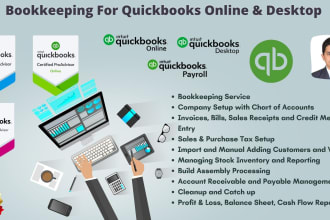 bookkeeping and accounting using quickbooks desktop online