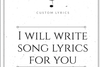 write custom song lyrics for you