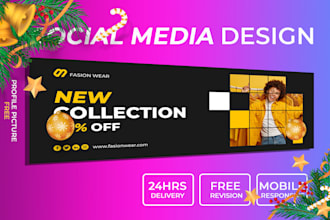 design eye catching facebook group cover photos