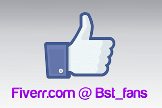give you 50 Real Facebook Likes |  Never decrease