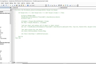 build complex excel vba based macro and functions