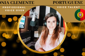 record any type of voiceover in european portuguese