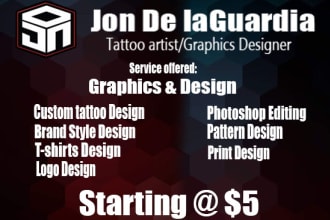 create a unique minimalist tattoo design