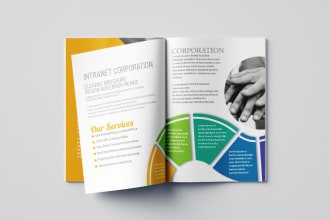 design business bi fold brochure industry brochures design