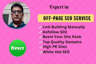 make high quality link building, backlink manually