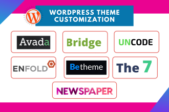 wordpress website with avada the7 betheme uncode bridge enfold newspaper theme