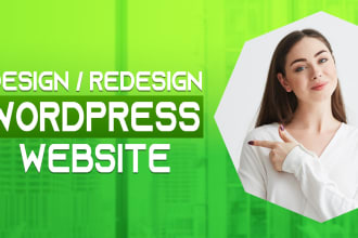 design, redesign or revamp wordpress website with elementor pro